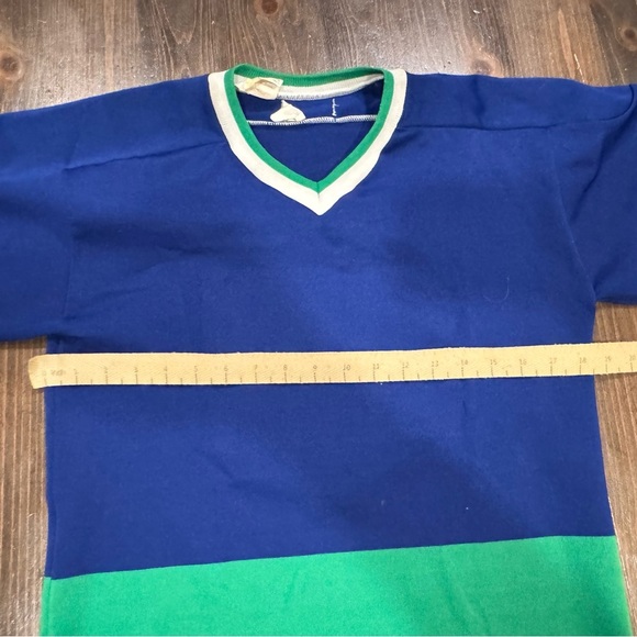 Vintage Maska Superfil Vancouver Canucks Blank NHL Hockey Jersey - Picture 7 of 8